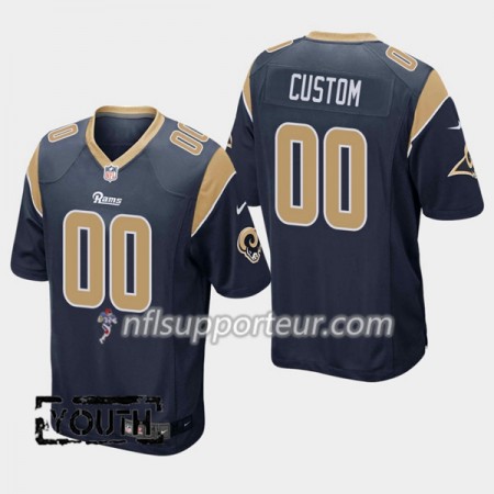 Maillot Enfant Los Angeles Rams Personnalisé Navy